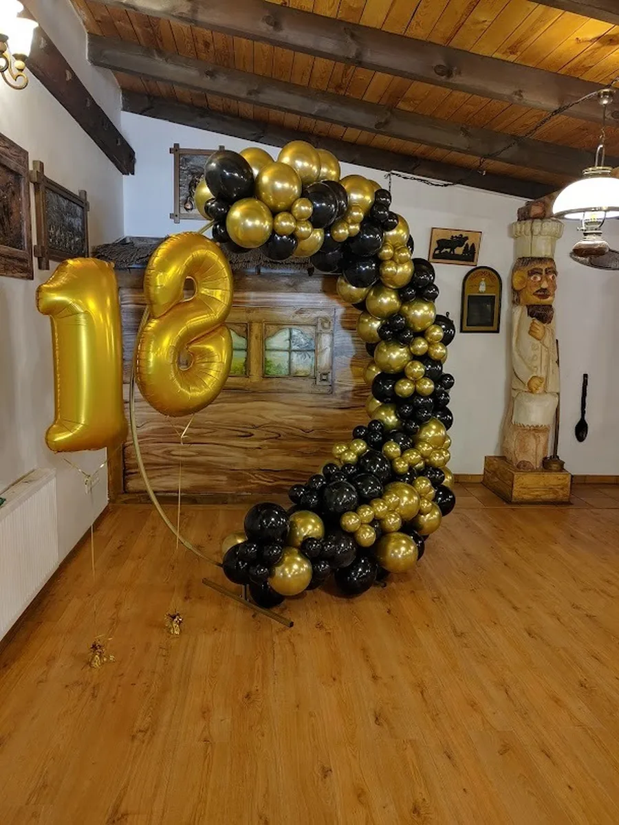 Dekoracja sali na 18. urodziny