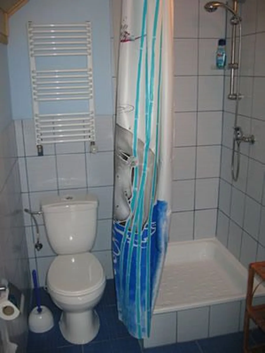 Łazienka z prysznicem w AgroFarma