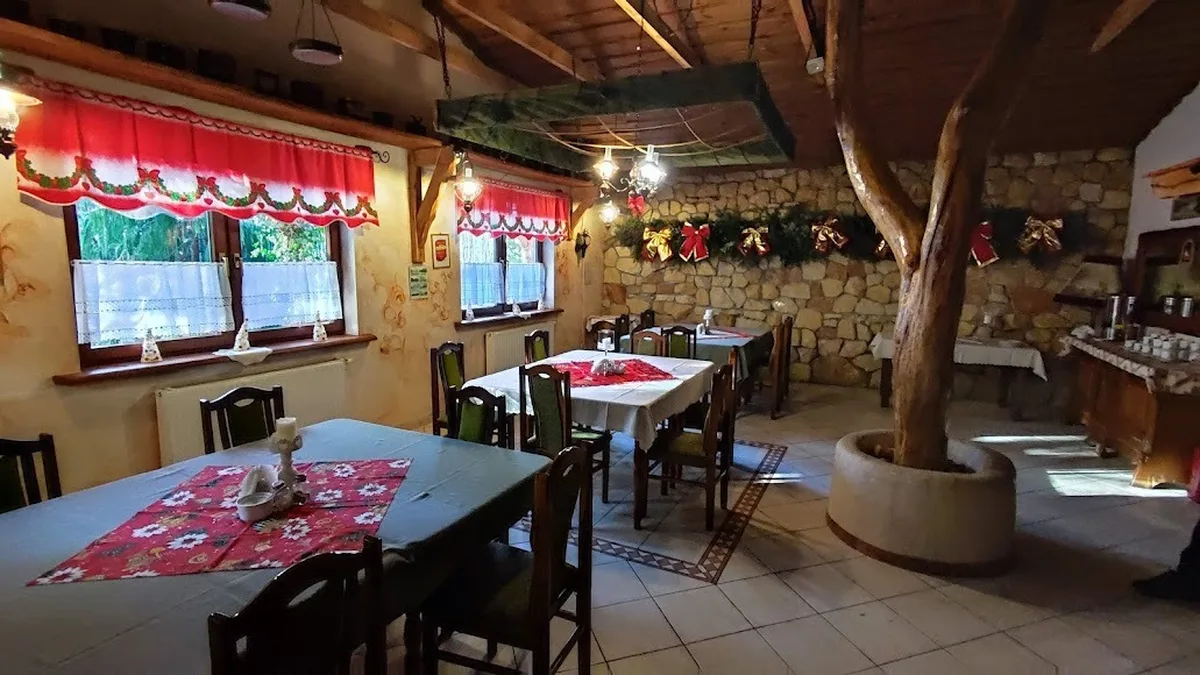 Wnętrze sali jadalnej AgroFarma